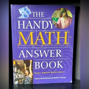❗️5/$10 - The Handy Math Answer Book